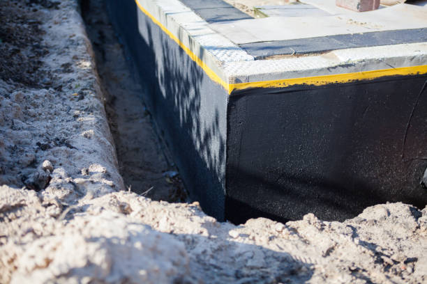 Residential Vapor Barrier Installation installation at a Branchport, NY home by SJ Waterproofing Pros